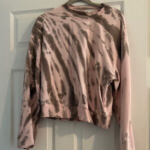 Tie-Dye Pink and Brown Women's Top